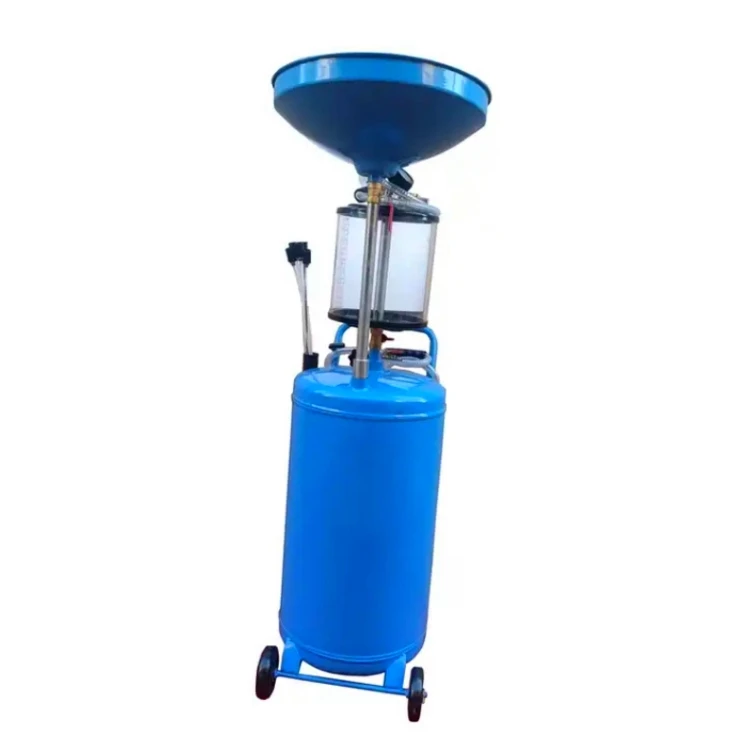 China supplier vehicle maintenance oil receiving tool 80L engine oil drainer