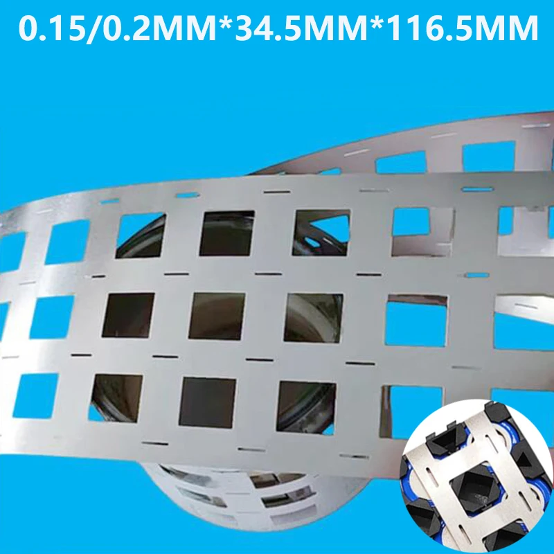 32650 32700 32140 33140 Connecting Nickel Sheet with Lithium Battery Nickel-plated Steel Strip Spot Welding Nickel Sheet image 4
