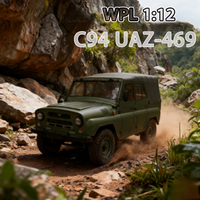 WPL 1:12 Children Four-Wheel Drive Climbing Off-Road Vehicle C94 Model Electric Car Remote Control Truck Toy Boy Gift RC