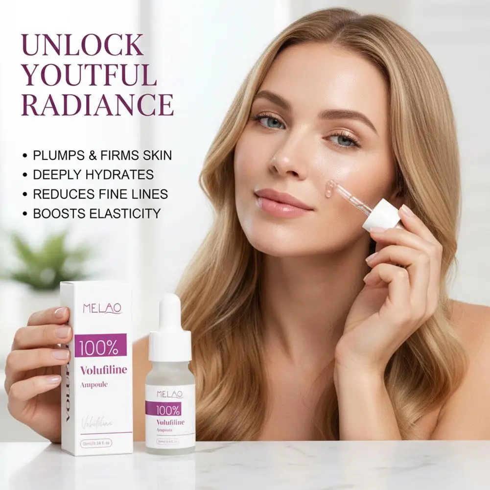 MELAO Volufiline Ampoule Serum Plant Extract Skin Plumping Firming Essence Deep Hydrating Repair Moisturizing Anti Fine Line