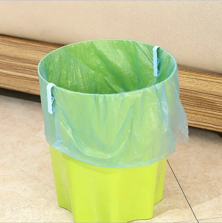 Innovative Mülleimer Klemmen rutschfester Müllbeutelhalter stilvolle Seiten Trennklemmen multifunktionales Werkzeug zum Befestigen von Papierkörben und Versiegeln von Snackbeuteln praktisches Zubehör für Küche Schlafzi – Detail 12
