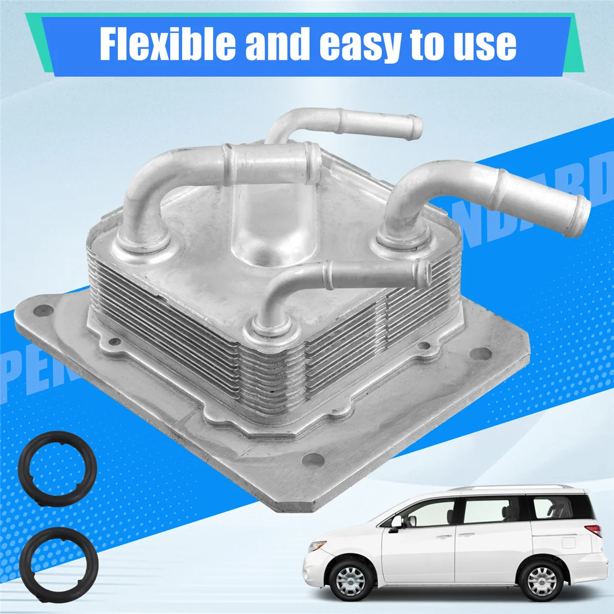 Radiador de transmisión CVT de enfriador de aceite de motor 21606-3VX0A para Nissan Rogue T32 Quest Altima Maxima Murano 14-20 2160628 X0B