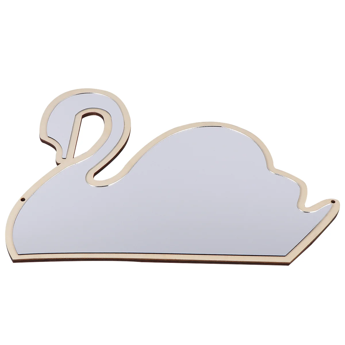 

Swan Mirror Acrylic Wall Decoration Khaki Clear Safe Reflective Mirror Nursery Kids Room Decoration Cute Gift for Children