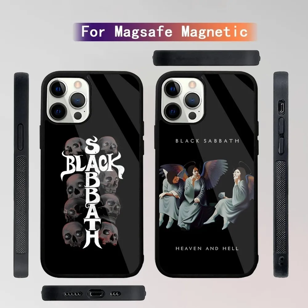 

Band B-BlackS S-Sabbath Phone Case For iPhone 16,15,14,13,12,11,Plus,Pro,Max Mini Magsafe Magnetic Wireless Charging