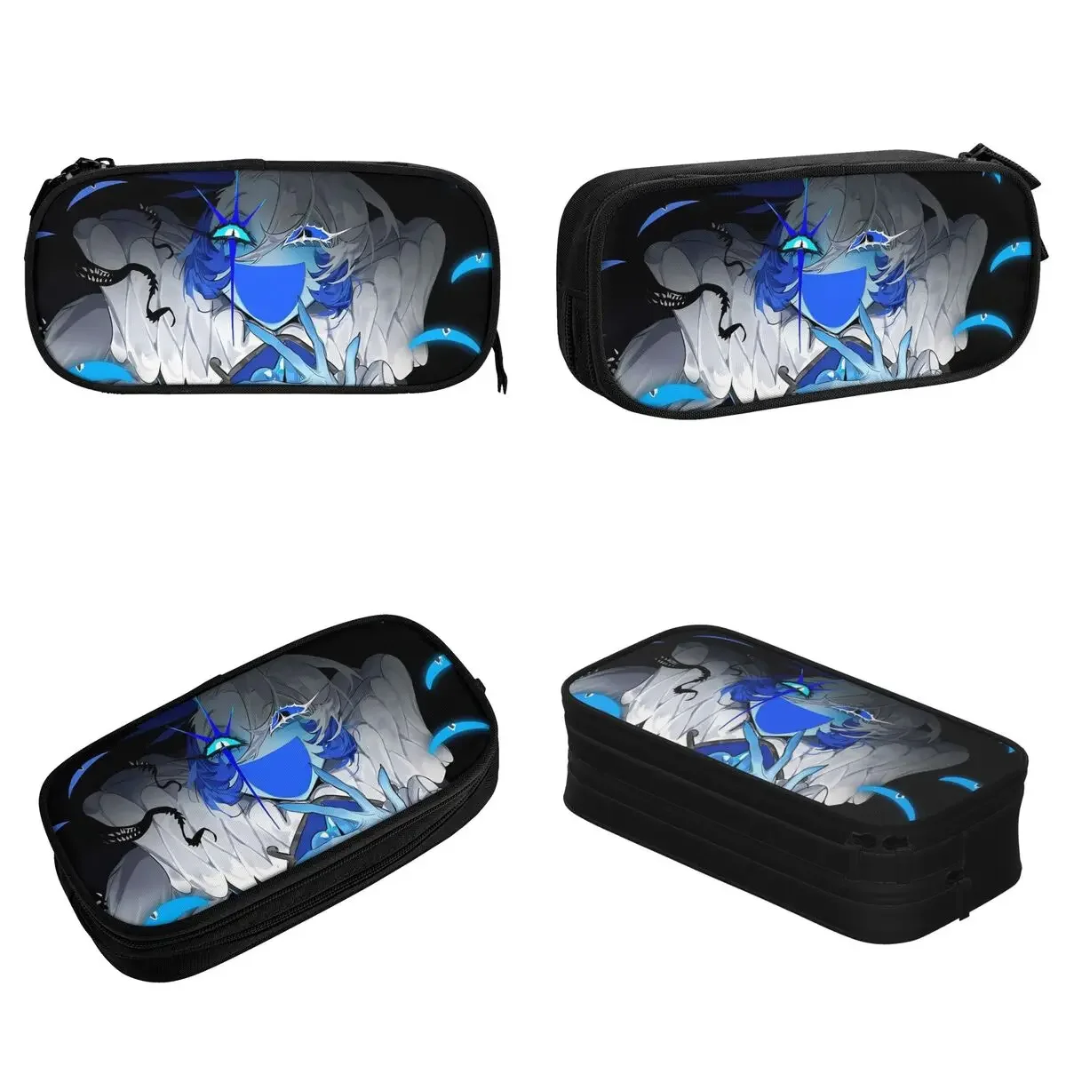 Shadow Milk Cookie Run Kingdom Pencil Case CRK Cartoon Game Anime Pencilcases for Student Large Storage Bags School Stationery
