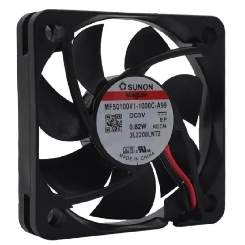 New Cooling Fan for SUNON MF50100V1-1000C-A99 5V 0.82W 5010 Maglev Silent Cooling Fan 50*50*10mm