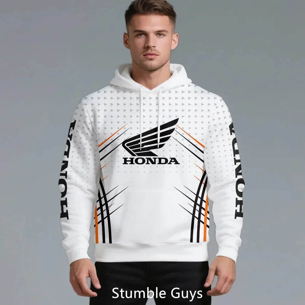 سترة هوندا الصيفية للرجال سريعة الجفاف للأطفال جيرسي للأولاد دراجة نارية رياضية لسباق السيارات ماركة كاجوال ملابس المراهقين #1