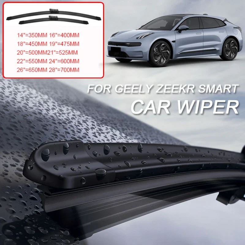 

2PCS Car Blade Windshield Rubber Wiper For GEELY SMART #1 #3 #5 ZEEKR 001 007 7X 009 X Cleaning Protect Auto External Accessory