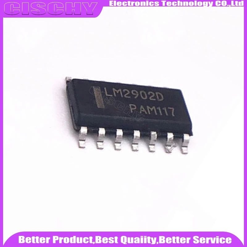 10pcs/lot LM2902 LM2902DR LM2902DT LM2902M SOP-14 In Stock