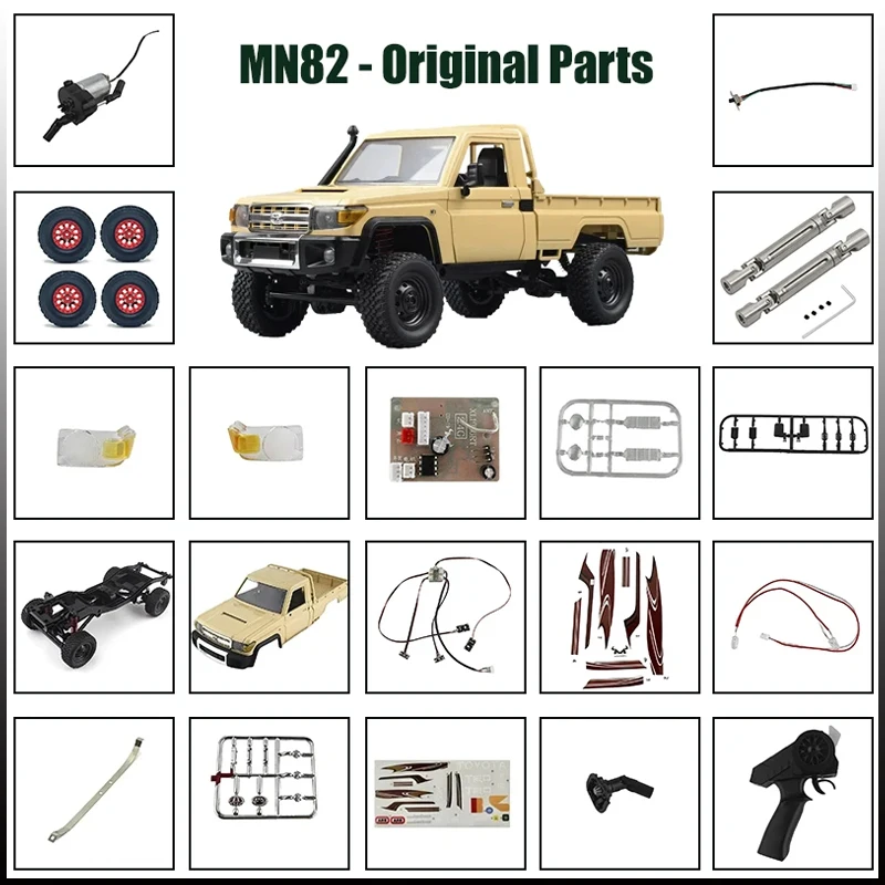 Toyota LC79 Mn82 Original Wave Box amortiguador eje viga rueda ceja instalación no destructiva piezas de accesorios para automóviles