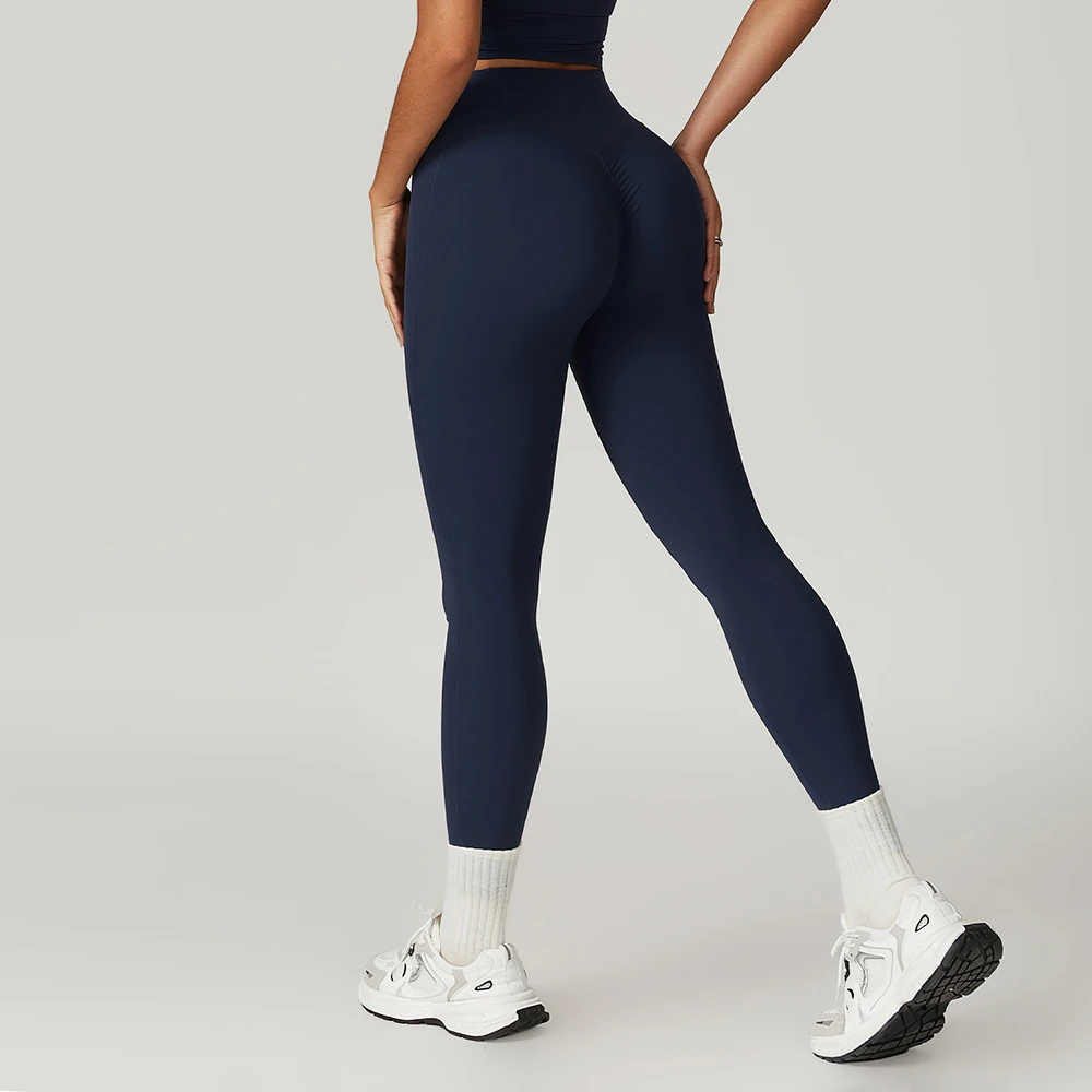 

Naked Feel Breathable Yoga Pants High Waisted Butt Lifting Quick Dry Workout Running Leggings For Women Casual Wear Gym Wear