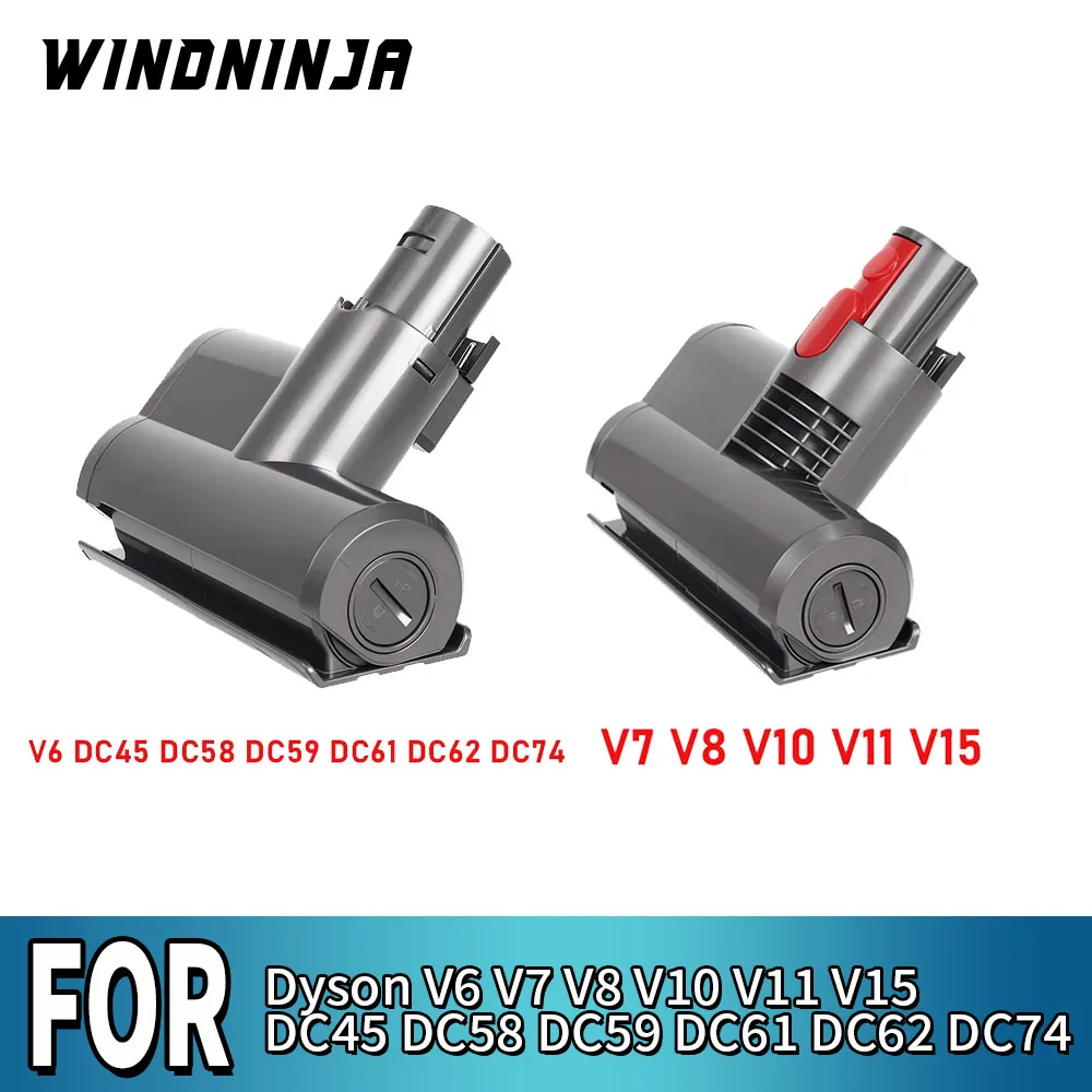 Motorized Mattress Brush Head For Dyson V6 V7 V8 V10 V11 V15 DC45 DC58 DC59 DC61 DC62 DC74 Vacuum Cleaner Suction Head Tool