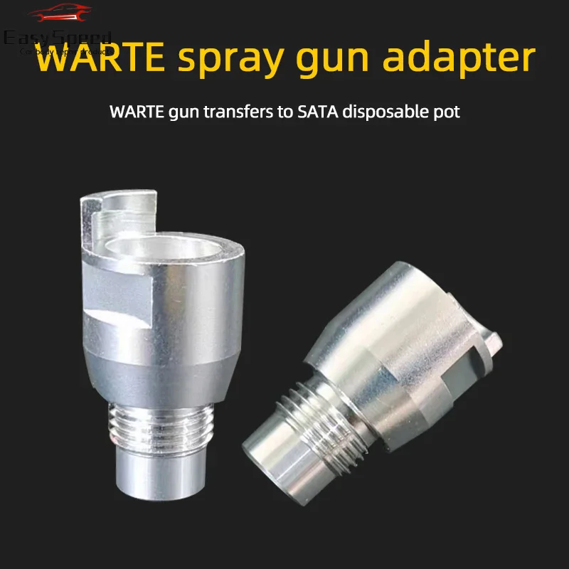 Warte  Spray Gun Replace SATA Free Wash Pot Adapter And Paint Gun Convert Car adapter Accessories Link Rod Adapter