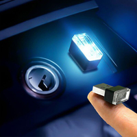LED Car Decoration Lights Mini USB Auto Interior Atmosphere Light Colorful Neon Lamp Emergency Lighting Car Accessories Interior