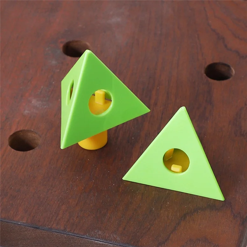 -A23G 1Set Photo Frame Paint Pad Bracket Triangular Plastic Foot Bracket Woodworking Bracket