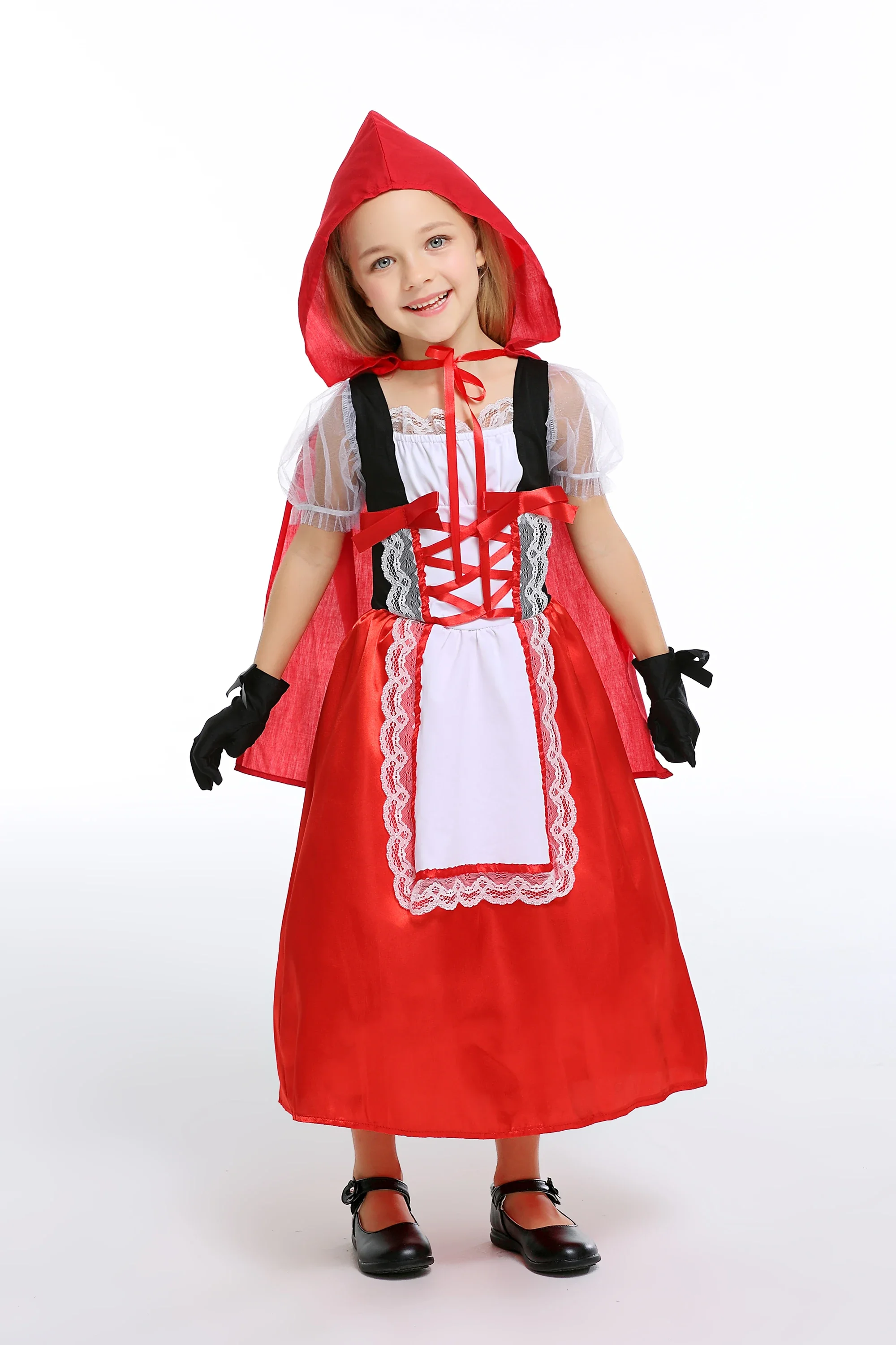 Children Cosplay Little Red Riding Hood Costumes