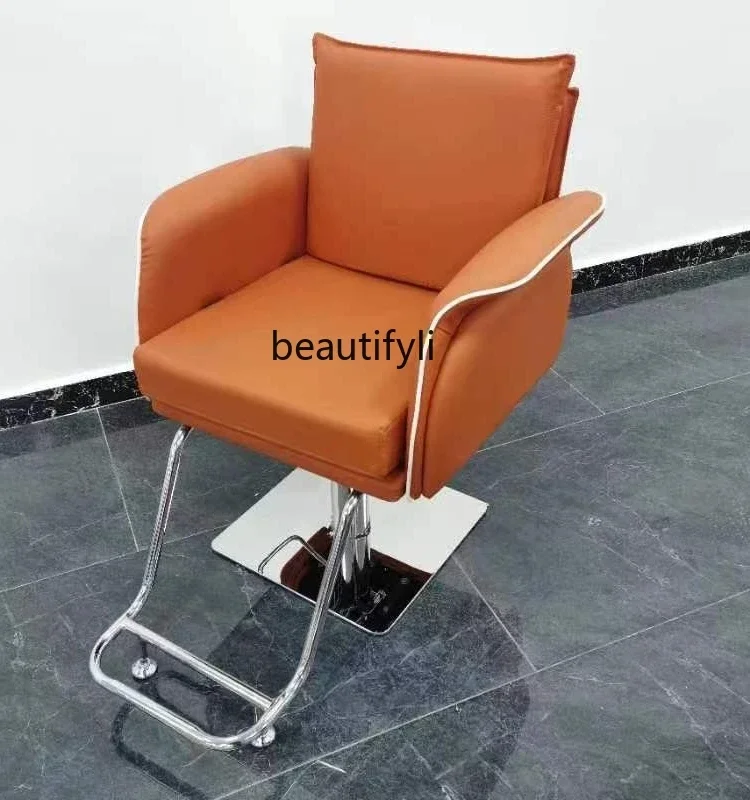 صالون حلاقة كرسي بسيط لصالون الشعر كرسي قص الشعر صالون رفع البراز منطقة الصباغة الساخنة كرسي الحلاق