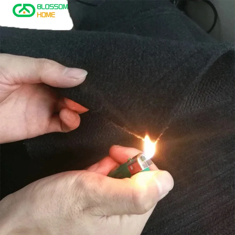 Non-woven Fabric High-oxygen Flame-retardant Thermal Insulation Pre-oxidized Fiber Thermal Insulation Black Felt Cloth 2mm 4mm