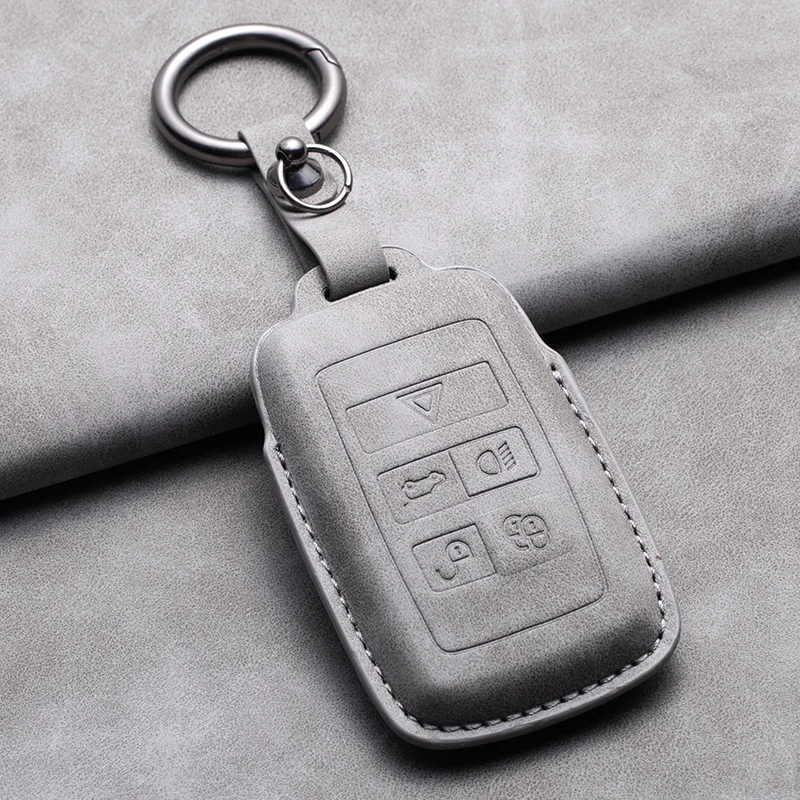 Car Key Case Cover For Land Rover Range Rover Sport Evoque Velar Discovery 5 Jaguar XE XF E-Pace F-Pace A9 A8 A9 X8 XJ XFL XJL - view 6