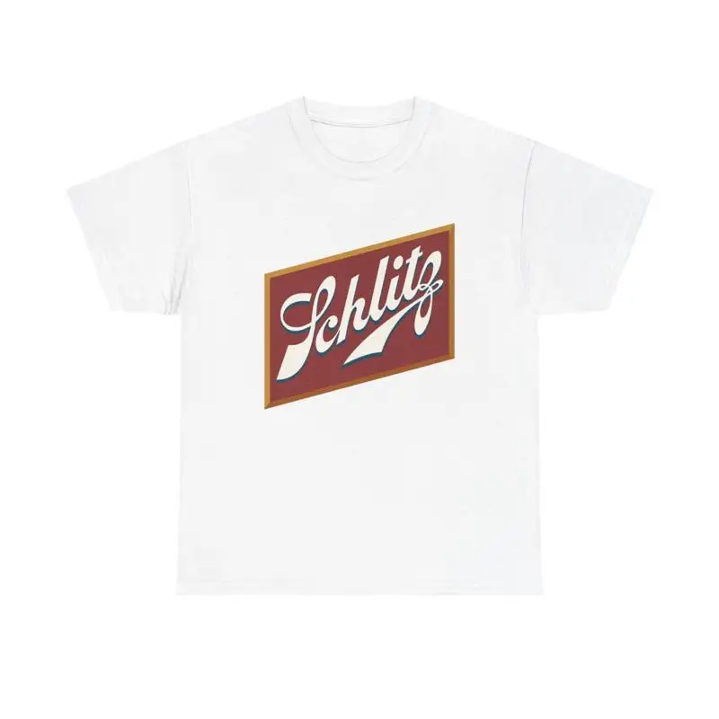 

Schlitz T Shirt Vintage Beer Logo New England Heavy Cotton