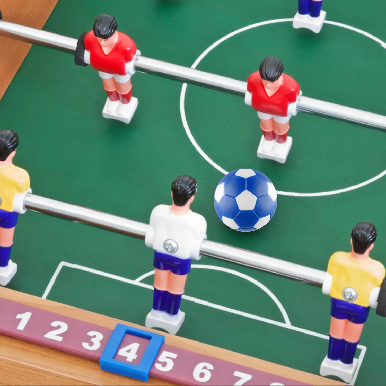 9-Pack Foosball Table Replacement Balls Heavy-Duty Durable 1.42-Inch Miniature Soccer Game Balls Compatible with Football Tables