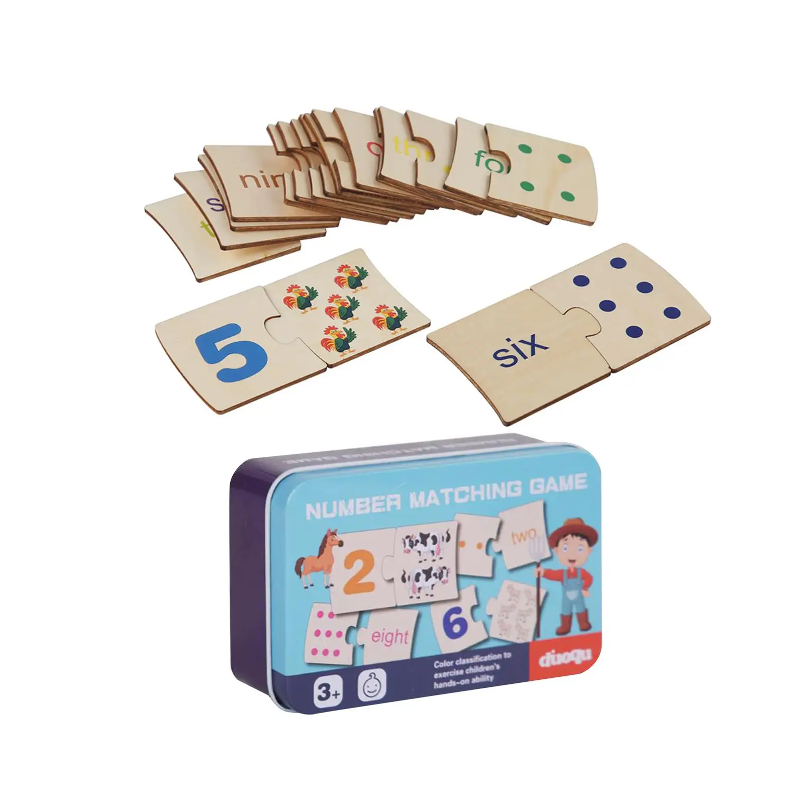 Jeu de puzzle numérique, jouet de comptage, manipulateurs mathématiques, jeu mathématique, jouet mathématique préscolaire pour enfants d'âge préscolaire, cadeaux d'anniversaire pour enfants d'âge préscolaire