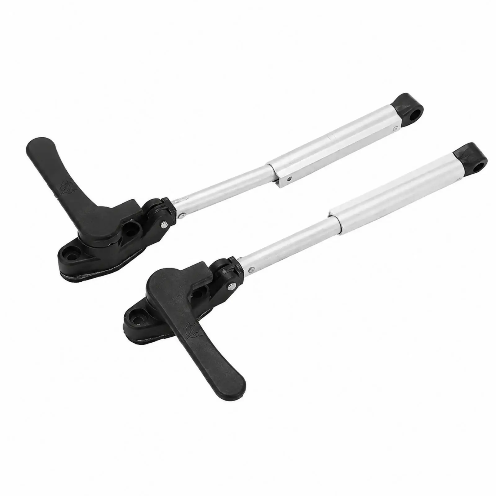 2 Pieces Extendable RV Window Support Rod Telescopic RV Window Support Rod with Pivoting Mounting Hardware Adjustable