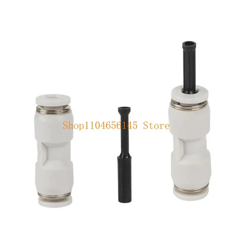 

652F 3Pcs PTFE Pneumatic Fitting Tube Connector Quick Connector 1.75mmm Filament Extruder For Lab P1P P1S X1C X1E