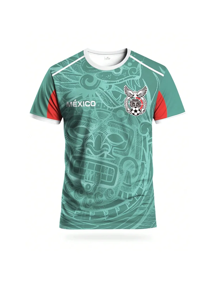 الرجال المكسيك كرة القدم كرة القدم مع طاقم الرقبة التدريب موحدة قمصان رياضية الكبار الشباب تنفس التدريب حارس المرمى الاطفال