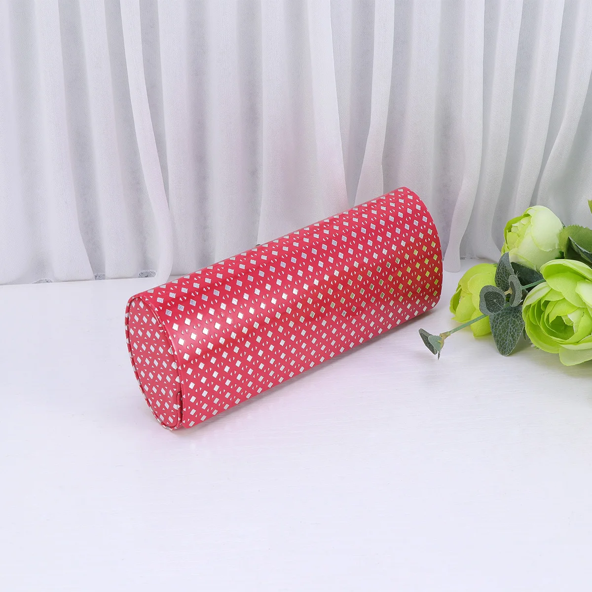 

Eyeglasses Case Rhombus Hard Shell Red Stylish Protective Glasses Box Sunglasses Storage Eyewear Protector Gift