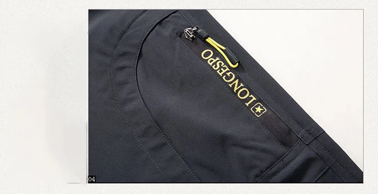 Longe Sommer Schnell Trocknende Wanderhose Männer Stretch Wasserdichte Taktische Hosen Reißverschlusstaschen Hosen Leichte Angelhose – Detail 20