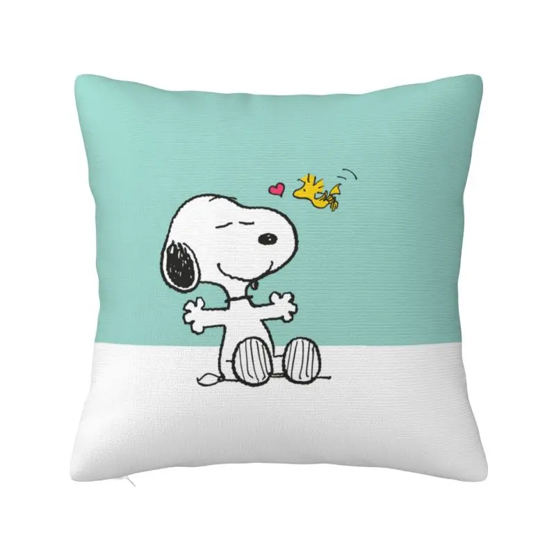 Custom S-Snoopys Anime Pillow Covers Modern Cushion Cover Square Pillowcase