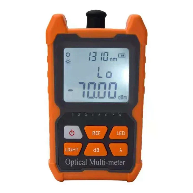 MINI OPM Handheld Mini Fiber Optical Power Meter Fiber Optical Cable Tester -70+6dBm or -50+26dBm