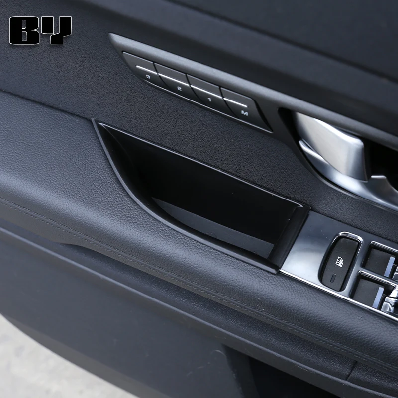For Land Rover Range Rover Evoque 2012-2018 Door Handle Storage Box Armrest Box Front Door Holder Tray Car Organizer Accessories