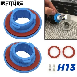 대형 자동차 LED 할로겐 헤드라이트 램프 전구 베이스 어댑터 소켓, 리테이너 H13 거치대 교체, 2 개