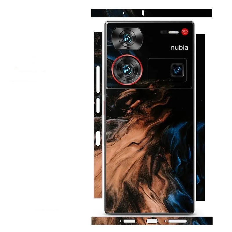 3M Colorful Sticker for Nubia Z50 Ultra 5G Back Screen Protector Hing Side Skin Protective Film Z60 ultra