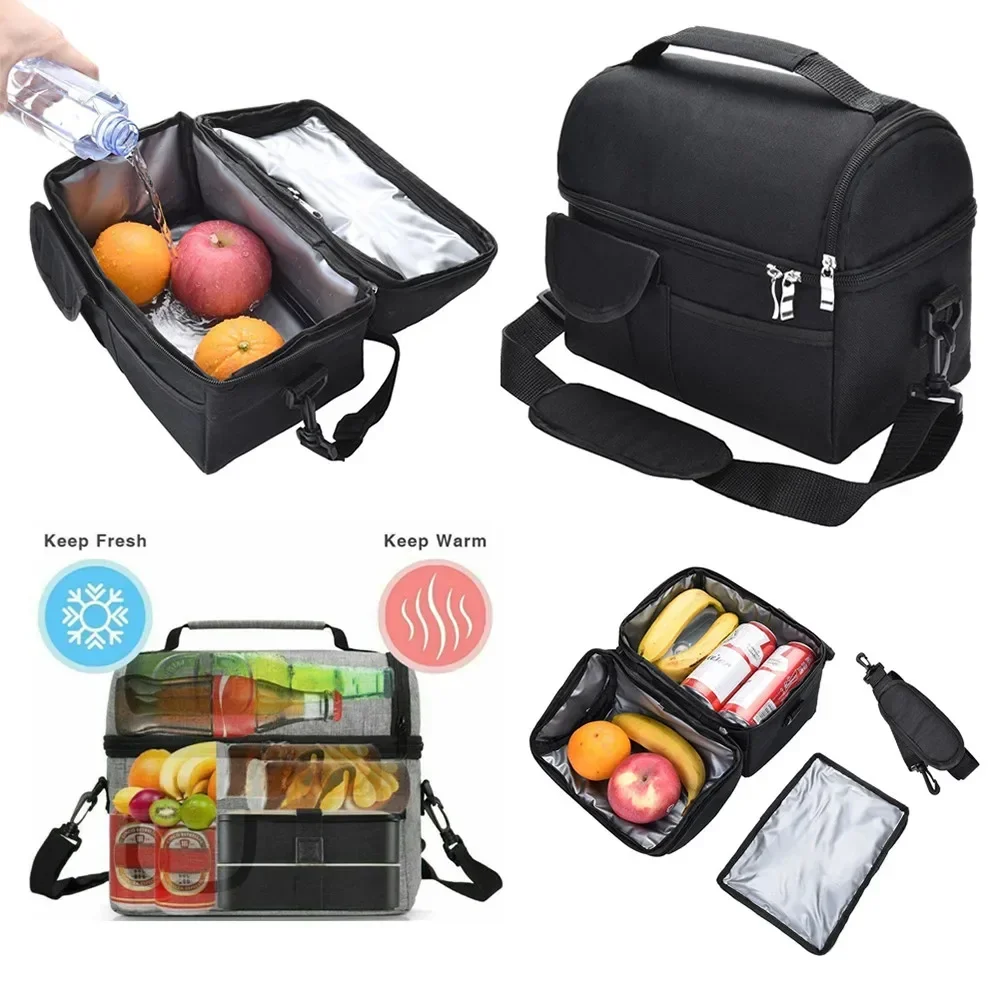 Portable Lunch Box Mommy Bag Carrying Milk Storage Ice Insulation Bag Leak-proof Office Worker Bento Box Picnic Food Container