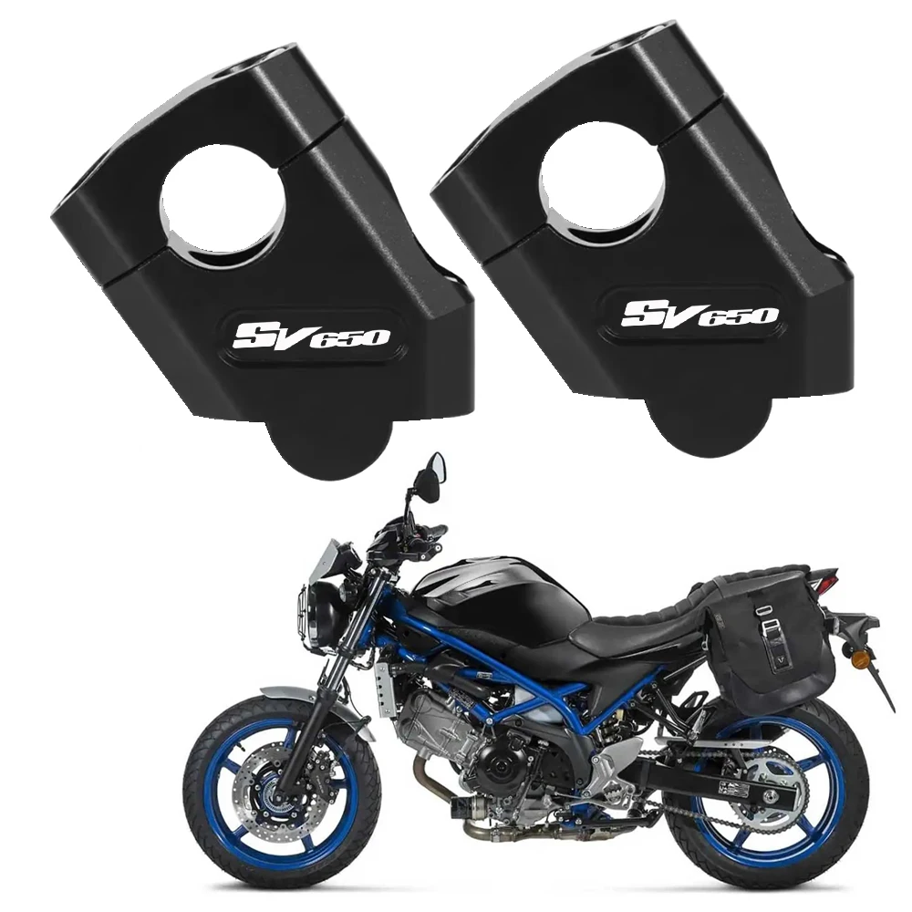 Motorcycle Handlebar Riser Drag Handle Bar Clamp Extend Adapter For SV650 SV 650