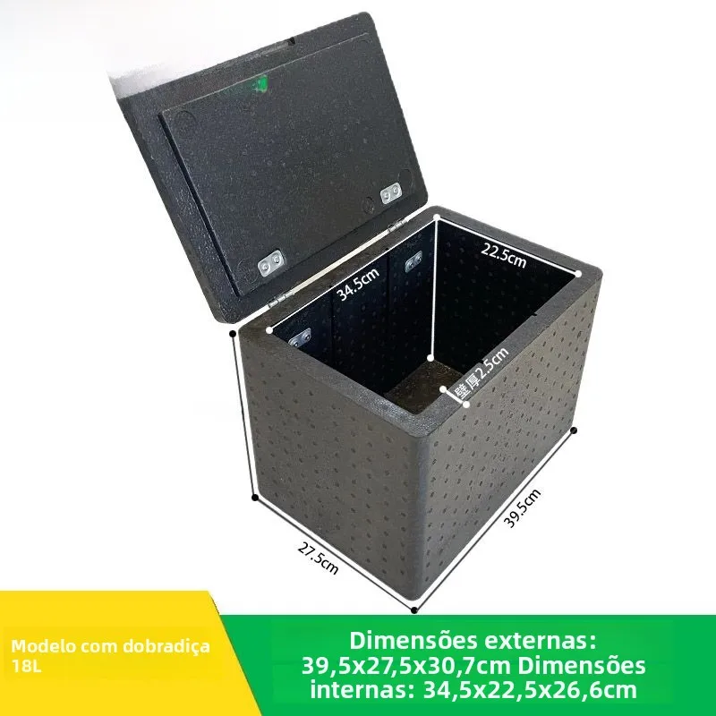 outdoor-camping-thermal-insulation-box-18l-hinged-lid-style-vehicle-mounted-freshness-preservation-container-delivery-rider-b