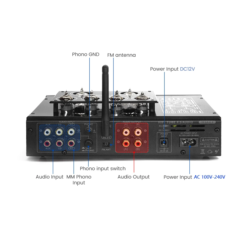 6922 liniowa/rurowa przedwzmacniacz Bluetooth 5.2 6 n2 * 3 6 k4 * 3 przedwzmacniacz lampowy HIFI gramofon wzmacniacz UBS muzyka gramofon