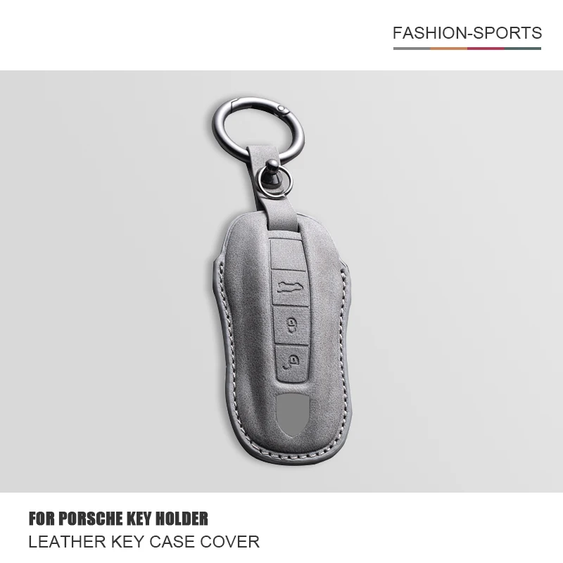 

Car Key Case Cover Shell Fob For Porsche Panamera Spyder Carrera Macan Cayman Cayenne 911 970 981 991 Auto Keychain Accessories