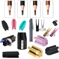 Multifunction Eyebrow Pencil Sharpening Base Waterproof Eye Brows Pen Sharpener Tip Thin Tools Semi-Permanent Tattoo Supplies