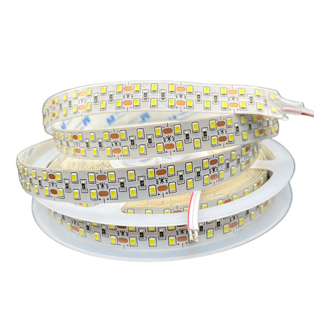 10m Super Bright Double Row LED Strip DC24V 2835 240LEDs/m Flexible LED Ribbon Project Lighting Strips 3000K 4000K 8000K 10000K