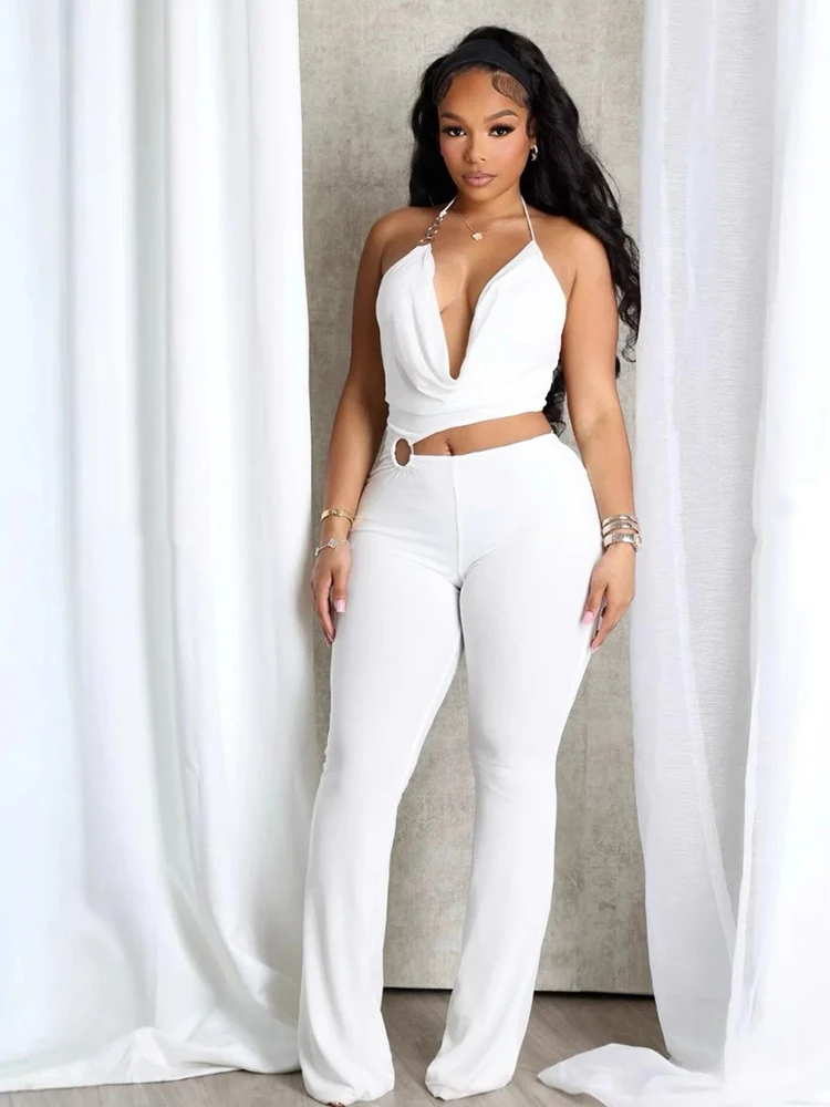 

Женский летний комбинезон с глубоким V-образным вырезом, открытой спиной и вырезами на талии, облегающий, цельный, сексуальный