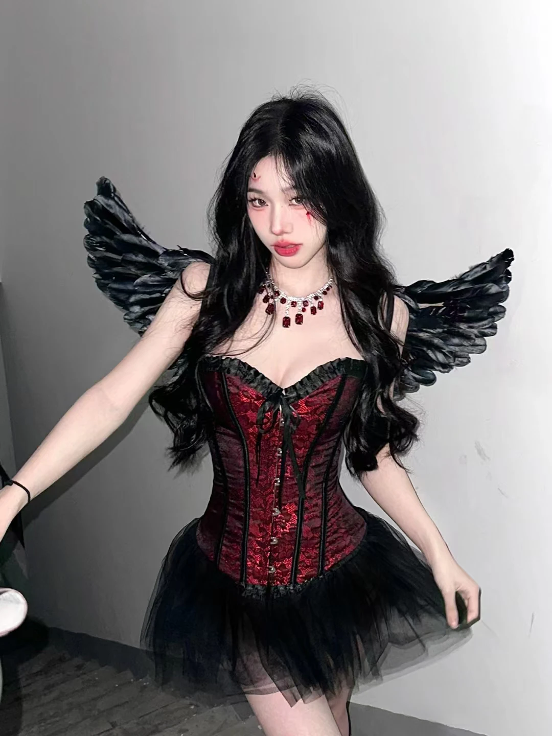 Corsé gótico Medieval Sexy para Halloween, disfraces de Cosplay para mujer,  lencería Vintage, mono, diosa de princesa bruja ángel oscuro - AliExpress, image size:1080x1440