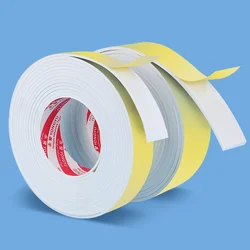 Eva Single-Sided White Foam Tape Door And Window Shockproof Buffer Seal Anti-Collision Car Sound Insulation Foam Self-Adhesive