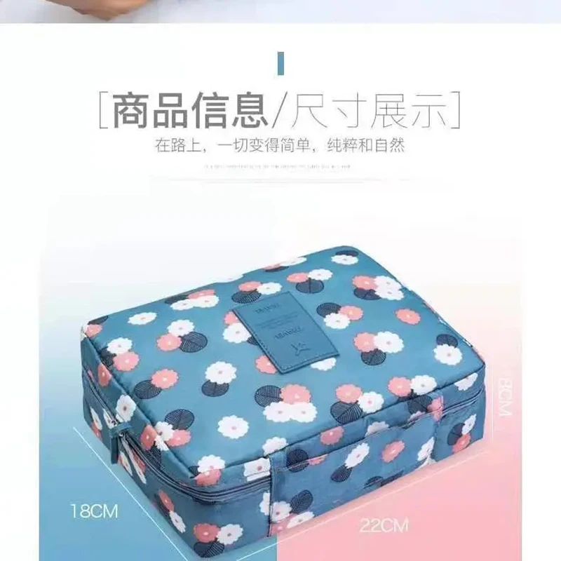 حقيبة مستحضرات التجميل النسائية للسفر، حقيبة تخزين محمولة للسفر، حقيبة مستحضرات تجميل صغيرة محمولة، حقائب مستحضرات تجميل نسائية لطيفة للفتيات #5
