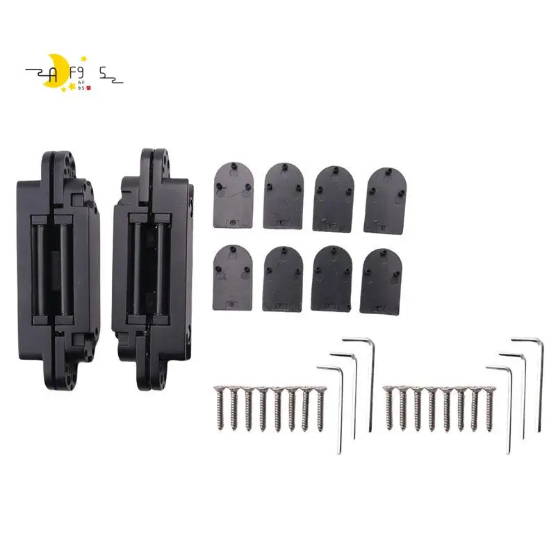 

AF95-2 шт. 6-дюймовые скрытые дверные петли, невидимые петли, скрытые петли с углом открывания 180 градусов, регулируемые в 3 направлениях, накладные петли