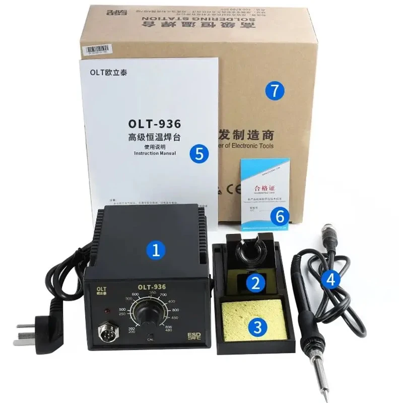 

60W Temperature regulation soldering iron 936 constant temperature soldering iron maintenance tool EU/220V US/110V