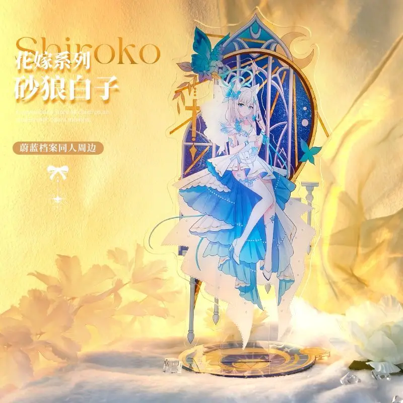 الأزرق الأرشيف Sorasaki هينا Shimoe Koharu الاكريليك حامل أنيمي نموذج لوحة زخارف مكتب الدائمة تسجيل أرقام هدايا عيد الميلاد
